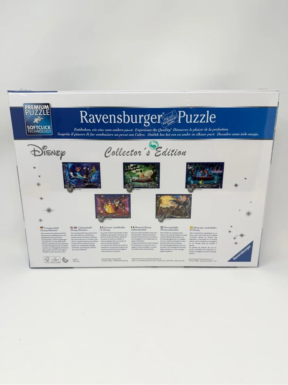 NWT Ravensburger Disney Little Mermaid Puzzle Collectors Edition 1000 Piece